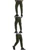 Men's European & American Style Elastic Waist Cargo Jogger Pants - Autumn/Winter Collection