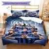 Inter Milan  Pattern Bedding Quilt Set Quilt Cover Pillowcase Home Decoration Birthday Gift (1 * duvet cover + 2 * pillowcase, without core)