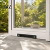 Black White Screen Door Seal 2Pcs Room Drain Kit, Patio for Aluminum Porch Enclosure Bottom, Outdoor Threshold Insect & Dust Proof Water Inserts