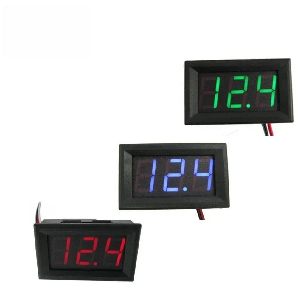 1/2/5pcs 0.56inch Digital Voltmeter Car Boat Motorcycle DC4.5V-30V  LED Display Volt Voltage Meter Mini Tester Panel Ammeter