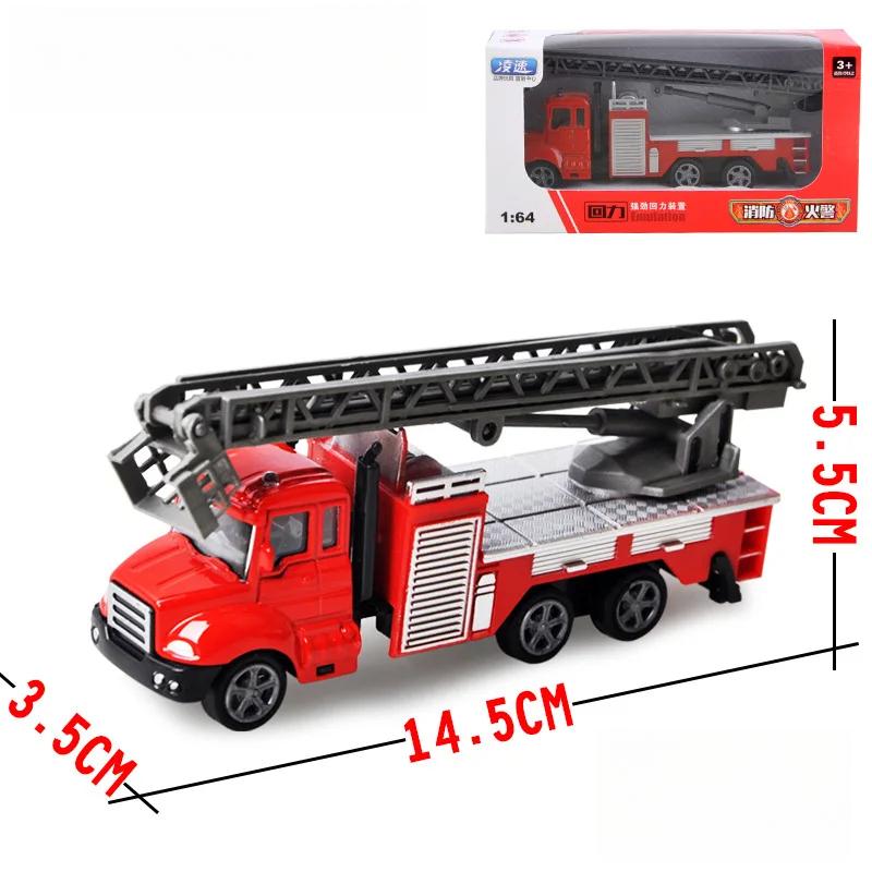 

1:64/48/42 Модель игрушечного автомобиля из сплава, литого под давлением, инженерный подъемник, спасательная пожарная машина, серия игрушечных автомобилей, инерционные автомобили, детские подарки B98-1