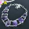 Sage Amethyst Gemstone Handmade 925 Sterling Silver Jewelry Necklace 18" KG-1964