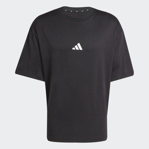 Adidas Unisex Alltags-T-Shirt mit kurzen Ärmeln Jc5338 Future Icon T-Shirt mit kurzen Ärmeln und kleinem Logo