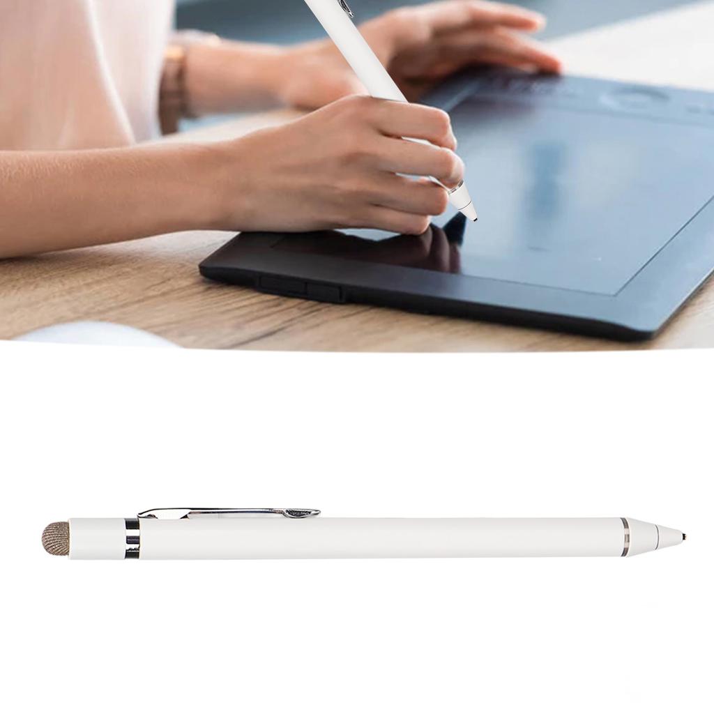 Aktiver Stift 5V 0,2A Schlank Stilvoll Aluminiumlegierung Tragbar Kapazitiver Stift mit Feiner Spitze für Mobiltelefon Tablet