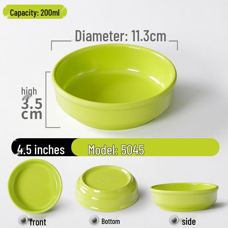 Chinese Style Melamine Shallow Serving Bowl