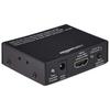 Amazon Basics HDMI To HDMI Audio Extractor Converter 4K@30Hz, HDMI To RCA L/R and SPDIF Optical Audio Splitter, Durable Metal Housing, Black