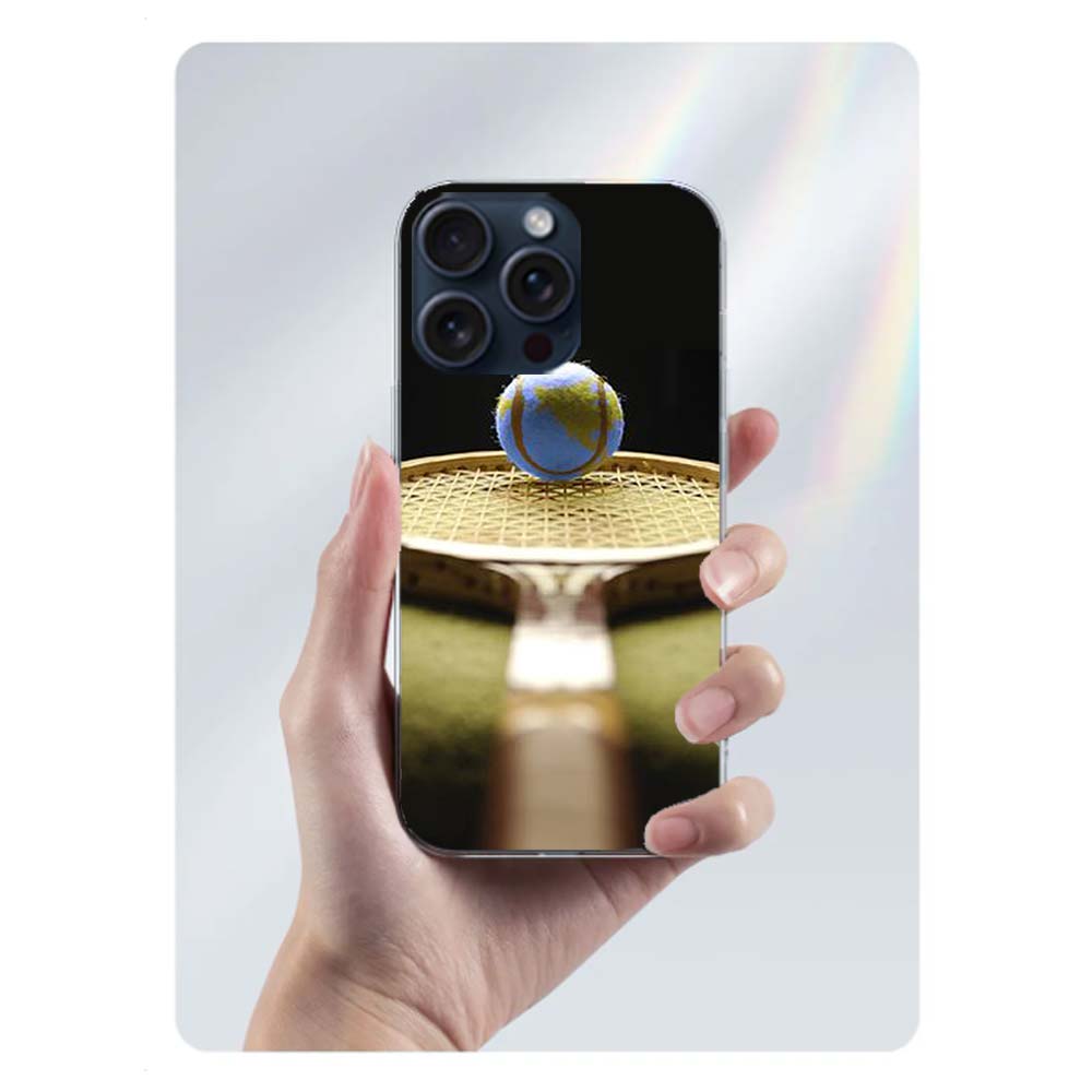 Tennis Sport Capa Handyhülle Für Iphone 17 Air 16 Pro Max 15 12 Pro 14 Plus 17E 16E 11 13 Mini Hüllen Cases Fundas Cell Klar TPU