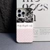 Pretty Thoughts Only Lace Polka Dot Lichee leather pattern Phone Case For Samsung A57 A36 A26 A07 A55 A35 A16 A06 A54 A05 4G 5G