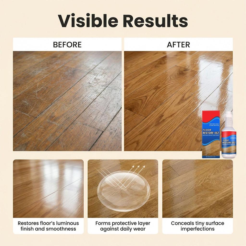 Spray para Pisos de Madera Eliminador de Rayones Solución Pulidora Spray para Pisos de Madera Eliminador de Rayones para Azulejos Piedra Laminado Sala de Estar