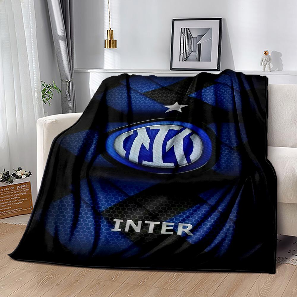 Inter Milan Blanket Durable Comfort Suitable For Bedding Chair Bed Four Seasons Multipurpose Warmthful Decor Perfect Gift For Relatives And Friends