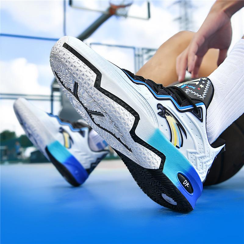 Fashion Basketball Sneaker Man Breathable Mesh Men's Basketball Shoes Anti-slip Wearable Basketball Sneakers for Men Baloncesto