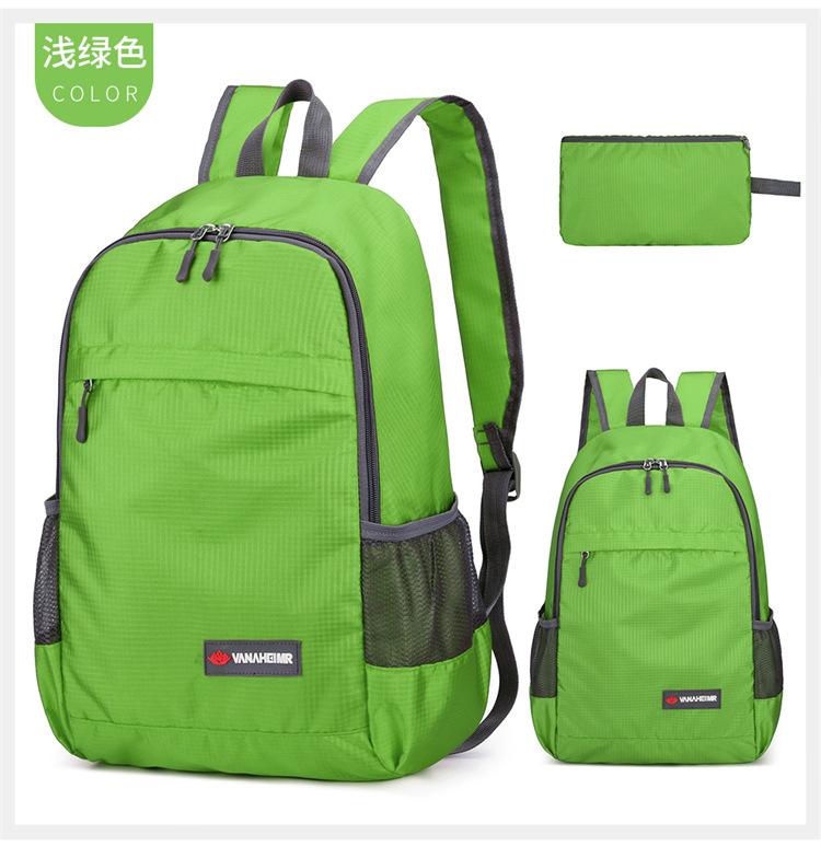 Schoolbag, popular foldable outdoor cycling bag, ultra-light waterproof hiking skin bag, storage bag, hiking backpack