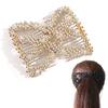 SMT Magic Hair Jeweled Twin Double Twin Hair Hair Magic Hair Beaded Hair Accessory Clip, Comb, Comb, Comb, Clip, Arrangement, Comb, Comb, (Silver)