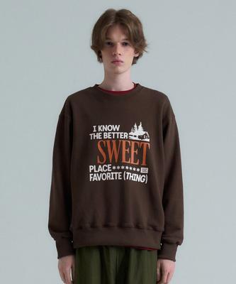 Kaegteoseudoneosmakes Sweet Sweatshirt - Brown