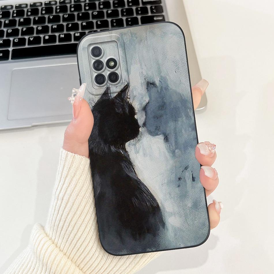 For Samsung Galaxy A71 A51 4G Fashion Dusk Beach Painting Phone Case For Samsung A51 A71 4G Soft Silicone Shockproof Cases