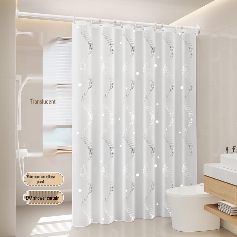 Премиальная водонепроницаемая и влагостойкая шторка для душа из ЭВА