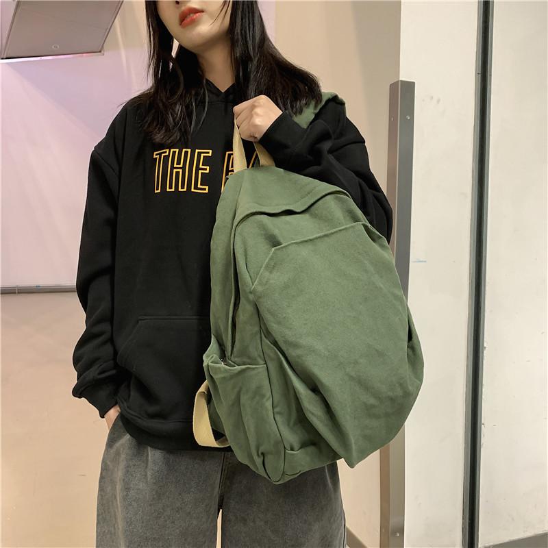 Rucsac retro din pânză pentru femei Rucsac pentru studenți