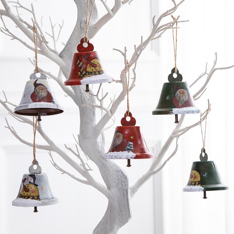 Christmas Bell Hanging Santa Bell Jingling Bell Lightweight For Gift-Giving Office Decor Holiday Decor