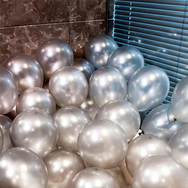 100Pcs/Pack 10 Inch Latex Balloon Pure Color/mixed Color Pearl Balloons Wedding Party Decoration Baby Shower Ballon Child Toy