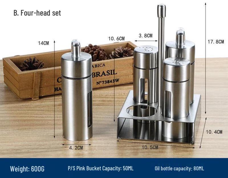 ZLIII Stainless Steel Kitchen Seasoning Set