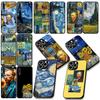 Van Gogh Sternennacht Sonnenblumen Malerei Handyhülle für Samsung Galaxy S25 Edge S24 S23 FE Plus Ultra A16 A15 A55 A57 5G Hülle