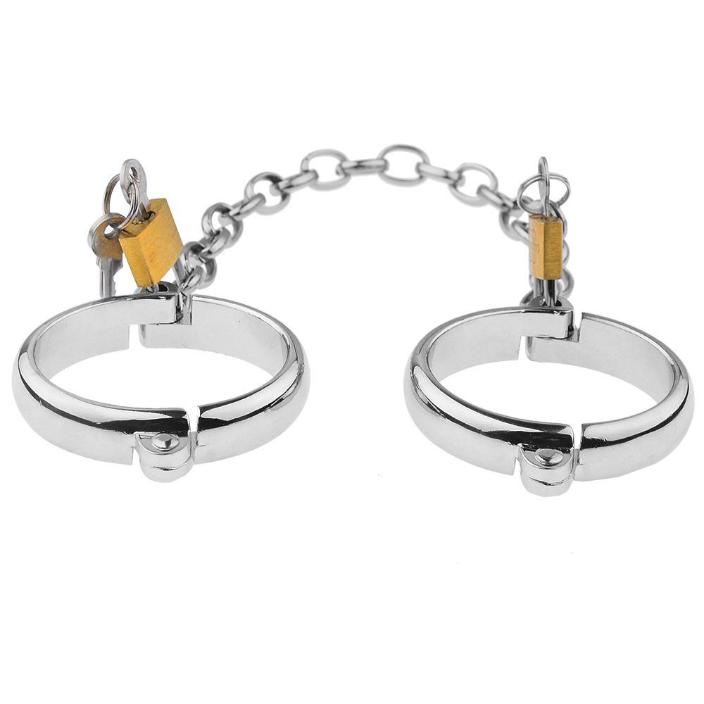 Metal Handcuffs & Foot Cuffs Bracelets Anklets for Couples - Adult Erotic Accessories for Men & Women