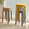 Stackable Nordic Cake Stool, High Footrest, Home Balcony, Living Room Plastic Chair, Thick Vanity Seat,Trendy Multi-Purpose Stoo
