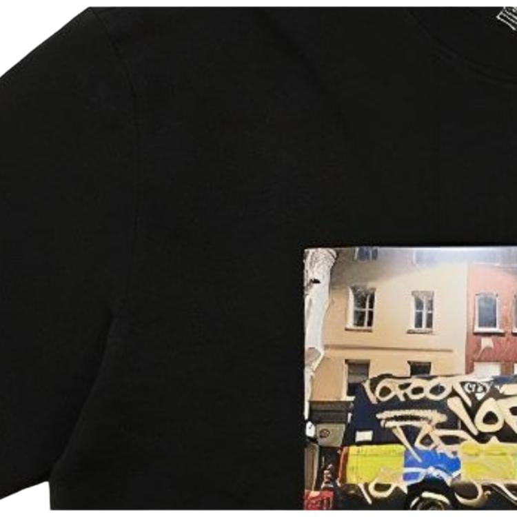 Palace FW23 T Shirts Unisex Black Crew Neck Moderate P25TS315