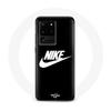 Case - Nike - Samsung Galaxy S20 Ultra - Flexible - Black - White Logo