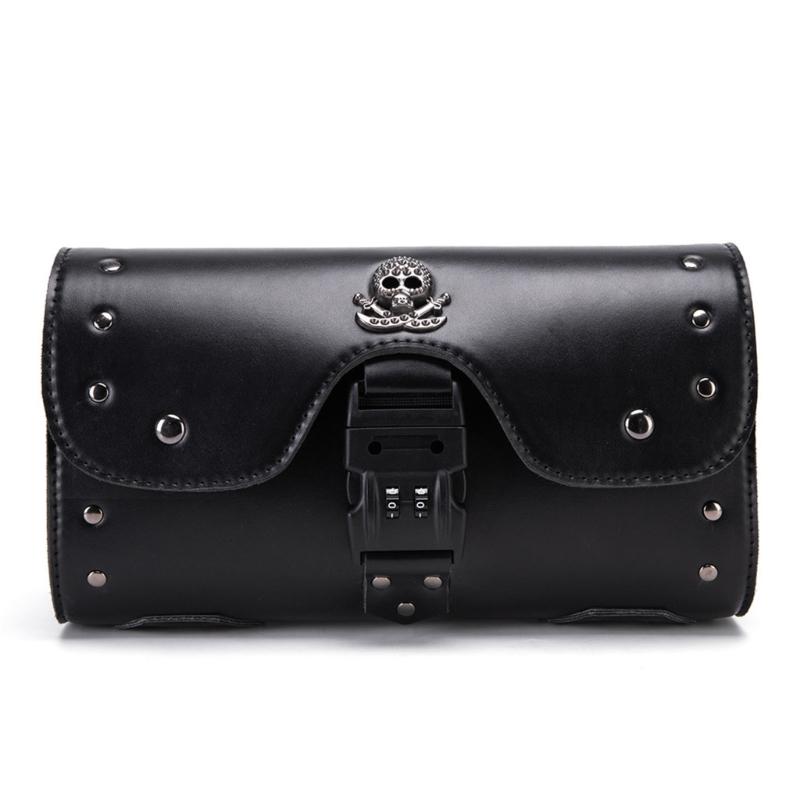 

Motorcycle Front Fork Storage Bag High Capacity Organizers Pouch With Secure Combination Lock Fits Most Handlebar Sizes 1