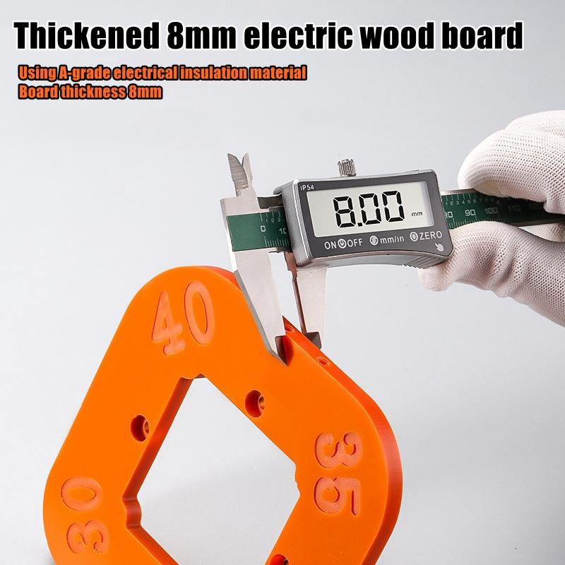 Frässchablonen für Eckradius-Fräser für Holzbearbeitung, R10 bis R50, Fräsen von gebogenen Ecken, Fräsen von kreisförmigen Radianthärte-ABS-Werkzeug