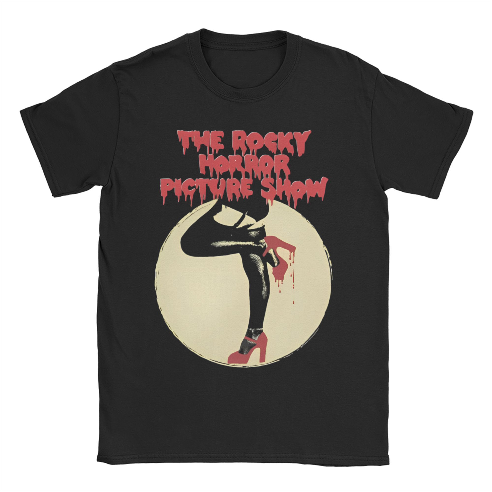 XIXI Fashion Heren T-shirts The Rocky Horror Show Vintage Pure Katoen T-shirts Korte Mouw Beeldshow T-shirts Ronde Hals Kleding Nieuwe Collectie L