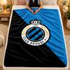 Flannel BlanketClub Brugge FC Warm Soft Throw Blanket for Indoor Sofa Bed Living Room Use