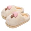 Cute Mushroom Cotton Slippers Women's Autumn and Winter New Thick-bottomed Indoor Home Bag Head Plush Slippers Women's Winter