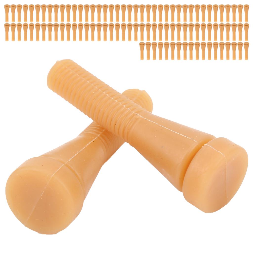 50 Pcs Poultry Plucking Fingers Rubber Hair Removal Stick Plucker for Chicken  