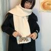 Luochi Cartoon Animal Knit Neck Warmer Scarf - Cozy Autumn Winter Accessory for Students & Couples