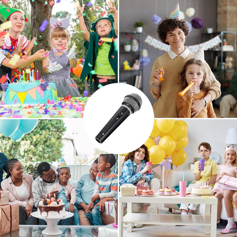 Mini Prop Microphone Fake Stage Play Speaker Music Toys Pretend Play Toddler Toy Kids Model Musical Instrument Learning
