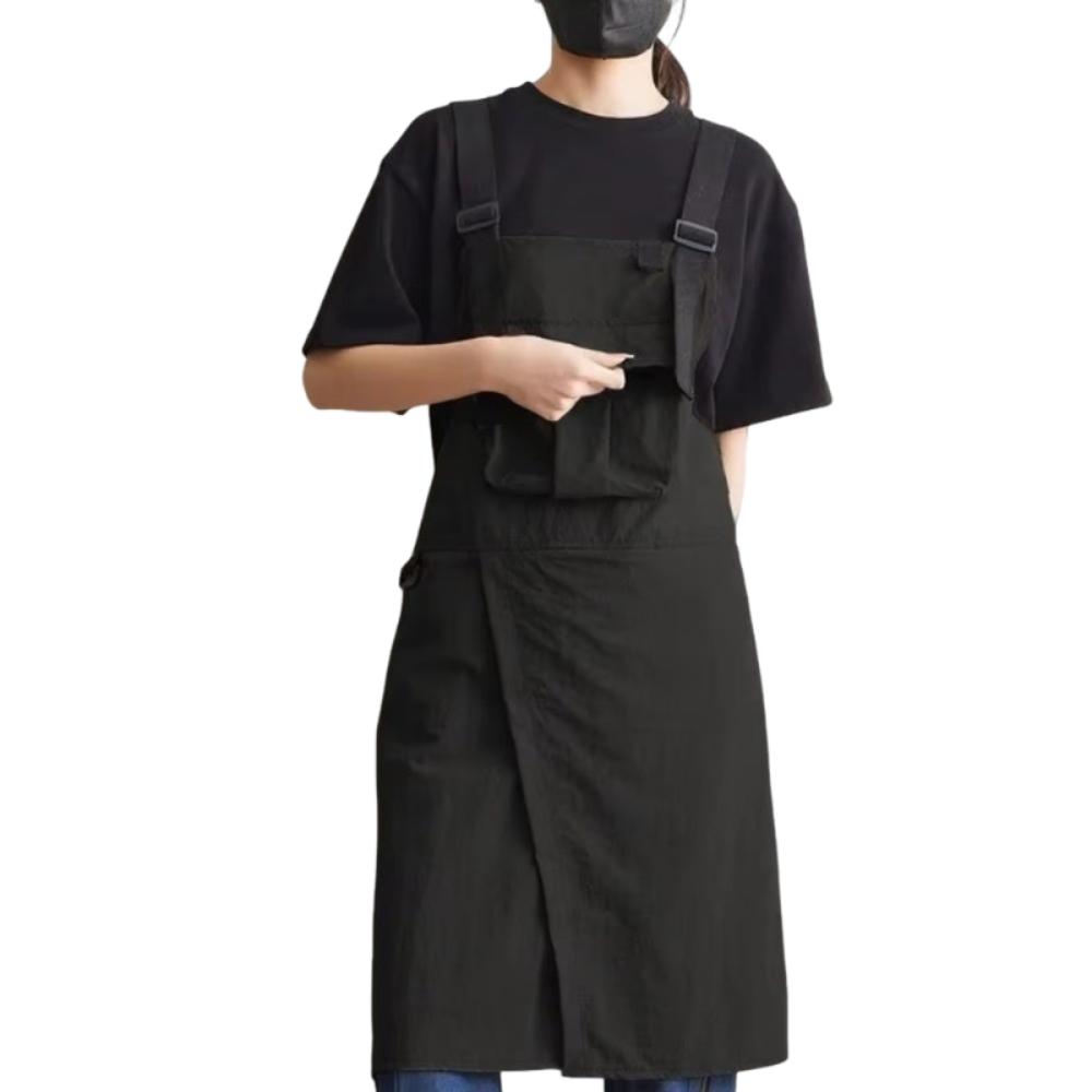 Stain-proof Cooking Apron Waterproof Cleaning Aprons Chefs Apron Cross Strap Apron  Household