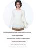 Autumn/Winter Pure Desire Lace Long Sleeve Slimming T-shirt for Women