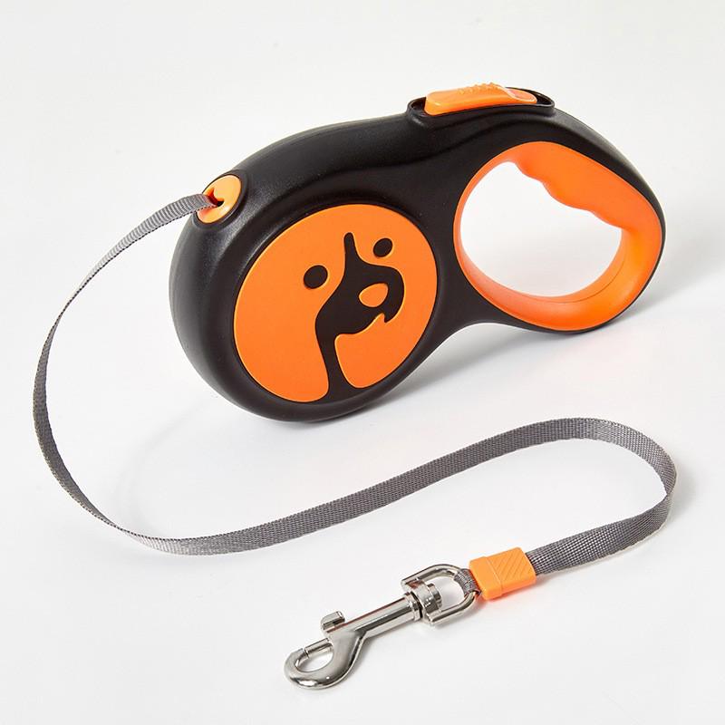 

Macaron Retractable Dog Leash for Small & Medium Dogs 3M чёрный