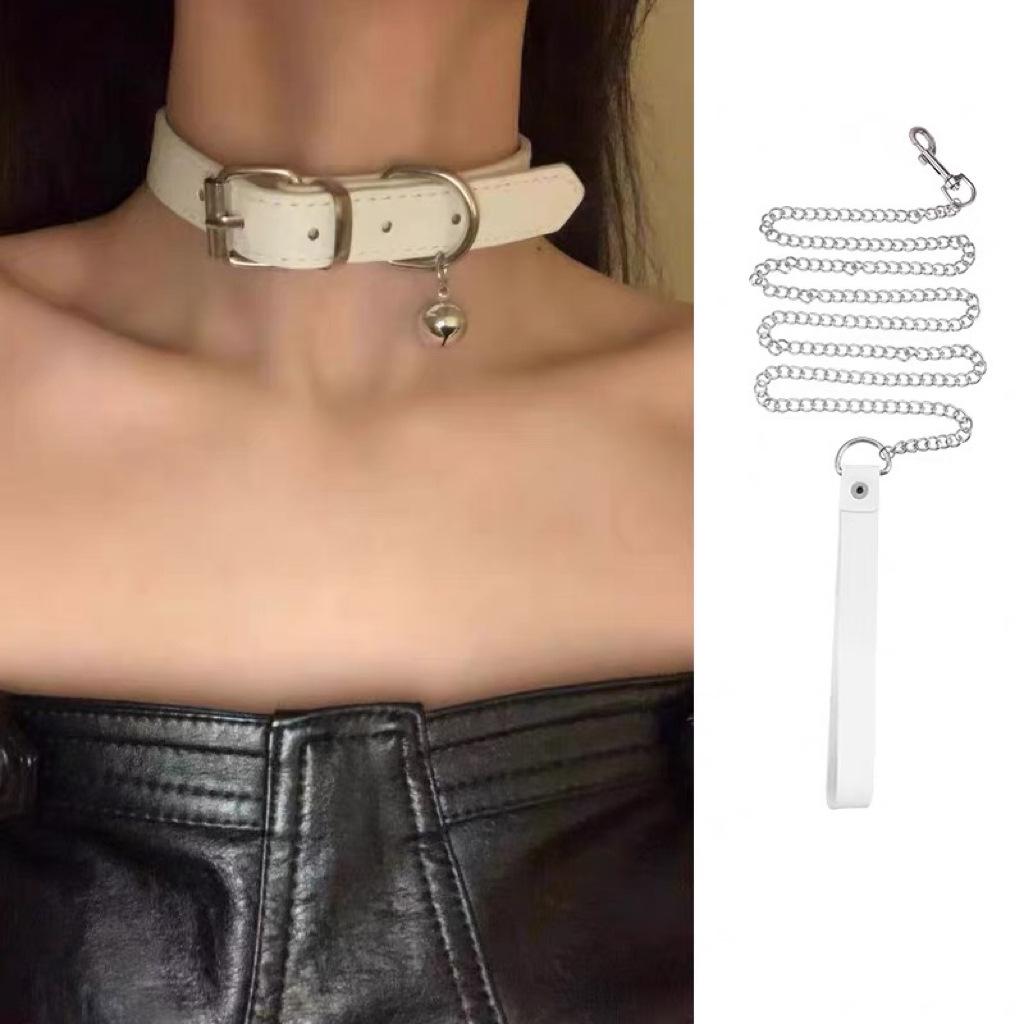 Y2K Sweet Punk Puppy Bone Choker Necklace