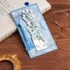 Ancient Literature Series Bookmark Creative Retro Painting Metal Hollow Bookmark With Tasse Handheld Hanger Reading Book Clip