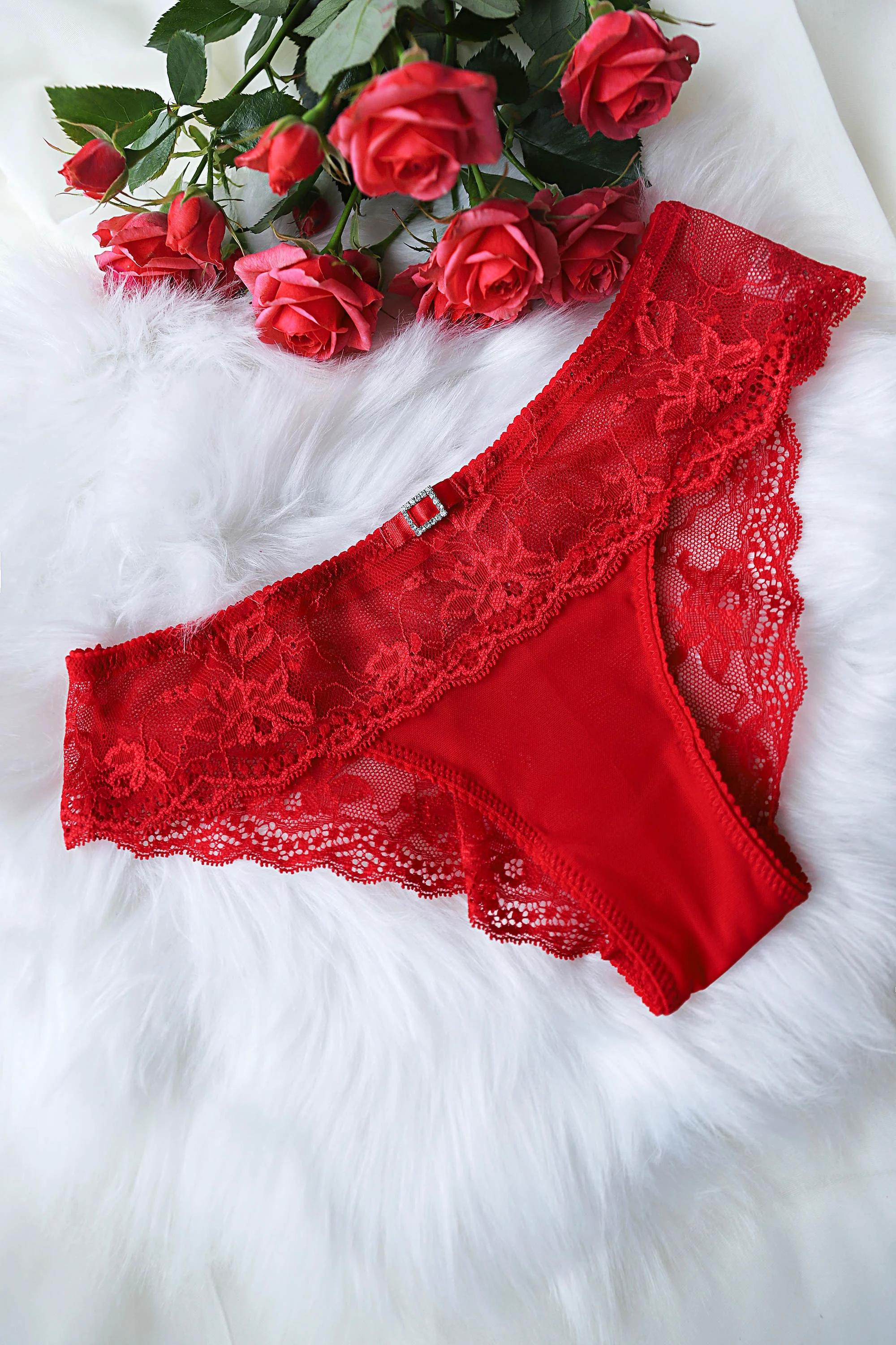 

Трусики бразилиана Jadea (71667) 3(M) імперська червоний колір