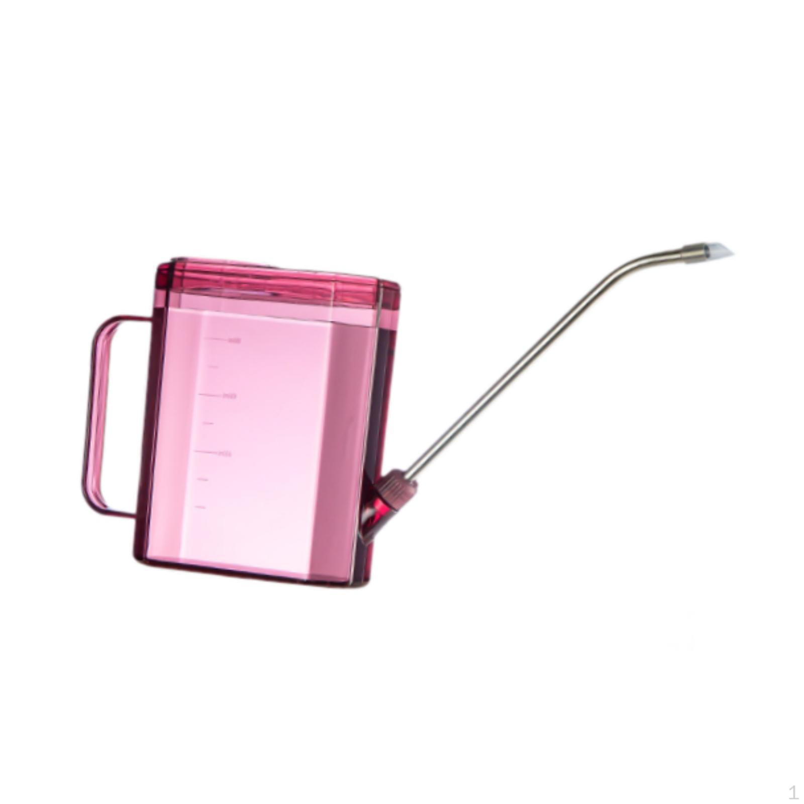 

-liter Watering Can with Comfortable Handle, Compact for The Garden, Home, Yard, And рожевий