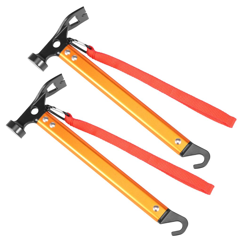 Marteau de Camping Maillet Multifonctionnel pour Tente Piquets de Tente Extérieurs Maillet Essentiel Outils de Camping en Plein Air Alpinisme Randonnée