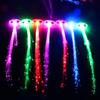3PCS Hair Light Christmas Decorations LED Party Hairlights Halloween Glowing Braid Clip Birthday Flash Lights Glow In The Dark XYZ