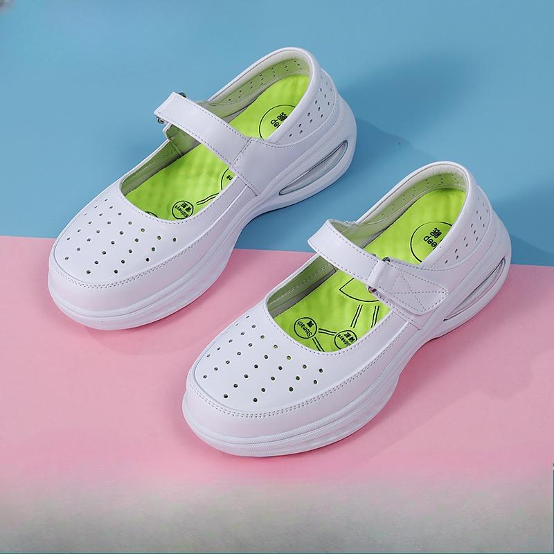 The New Nurse Shoes Are Comfortable Soft-soled Anti-slip and Breathable Height-increasing Shoes