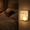 Round Shape Mini USB Night Light Mini Size USB Plug Lamp Eye Protection Lamp  Reading Books