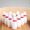 Desktop Bowling Spielzeug Heim Bowling Geschenk für Männer Erwachsene Kind Teenager Junge Mini Bowling Spielset Holz Tischplatte Bowling Spiel
