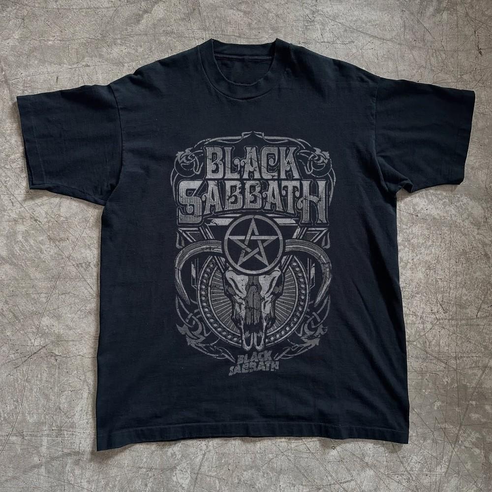 Vintage Black Sabbath Skull T-Shirt, Unisex Black T-shirt, Size S-5XL Unisex T-Shirt XXL